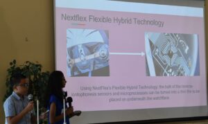 NextFlex FlexFactor featuring Santa Teresa High School students.